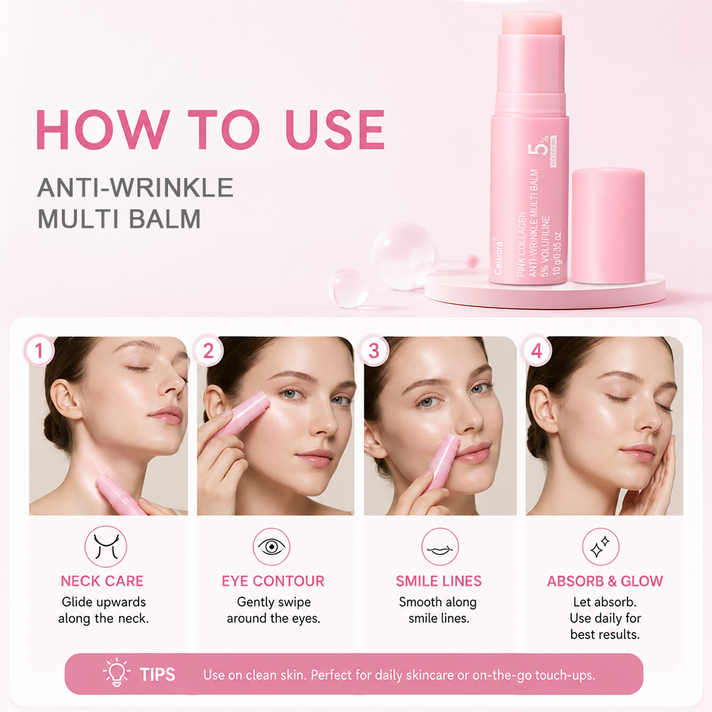 UPSELL✅ Official Flagship Store: Celsiora® Calcium Collagen Repair Lip Balm 👨‍⚕️ TGA Certified (Targets wrinkles and fine lines, smooths nasolabial folds and neck wrinkles, reduces frown lines and crow's feet) (Copy)