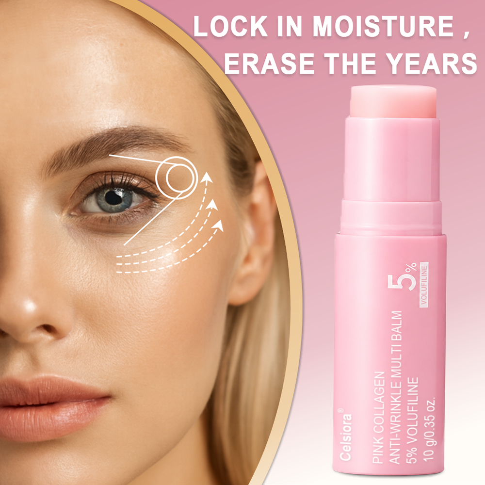 🥳60% OFF | Today Only！🥳💕PDRN Pink Collagen Volume Multi Balm | All In One Volufiline, PDRN, NAD Stick for Youthful-Looking
