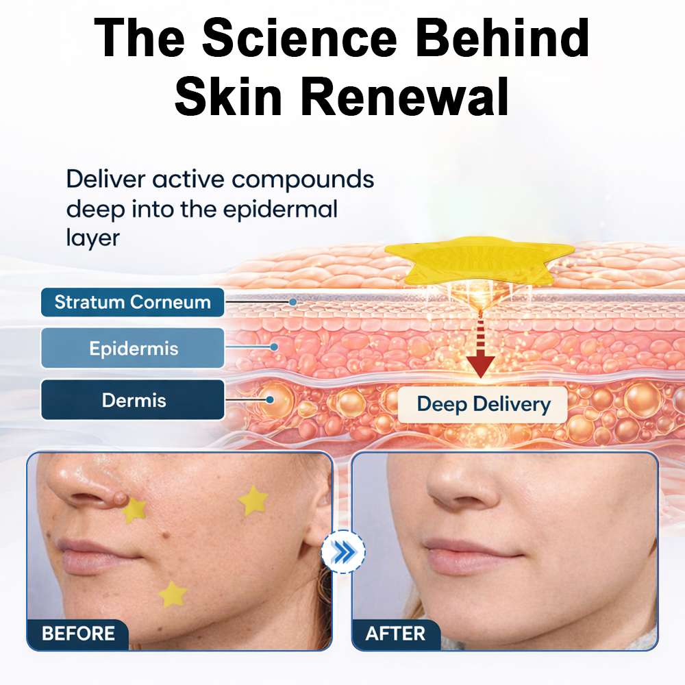 🌟Celsiora® 2-in-1 Microneedle & Hydrocolloid Star Patch | Flat Warts & Skin Tags Remover Acne, Raised Moles | 6 Colors Pimple Patch for Face & Neck | Invisible Star Zit Stickers | 240 Count 🌟