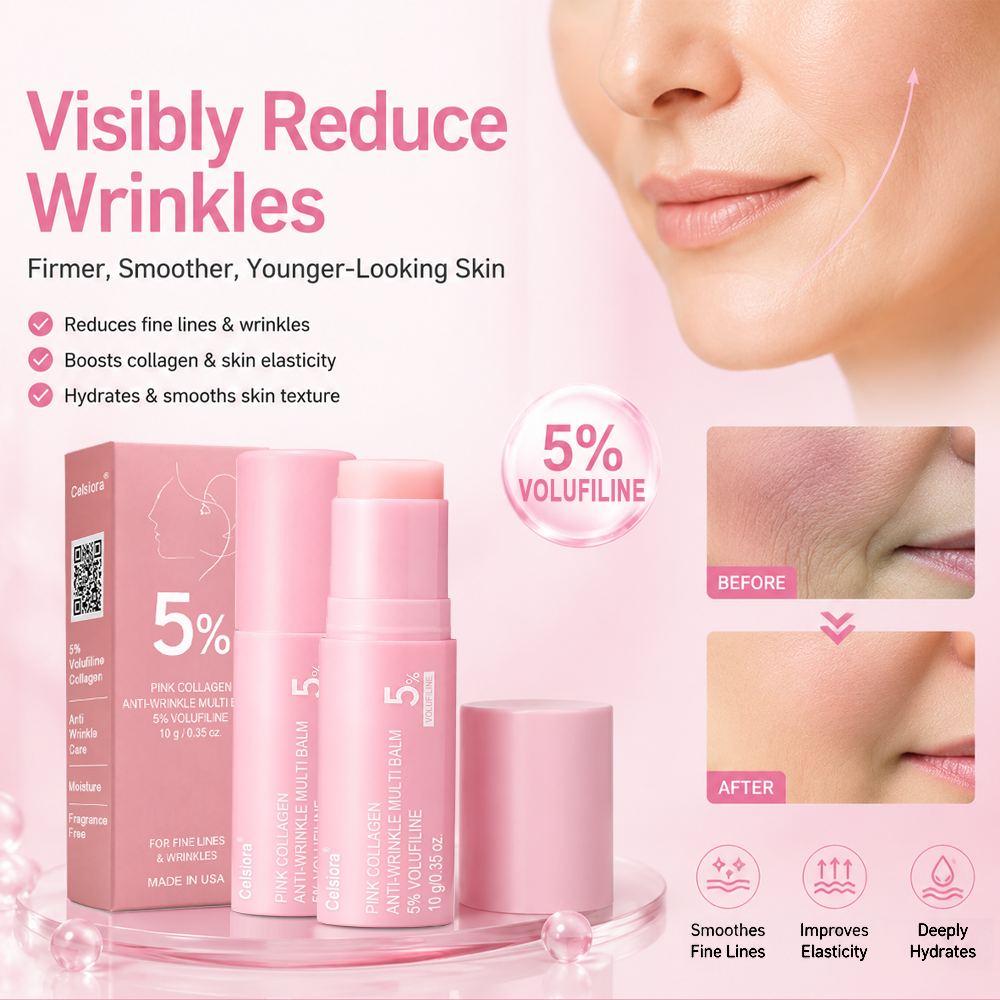 UPSELL✅ Official Flagship Store: Celsiora® Calcium Collagen Repair Lip Balm 👨‍⚕️ TGA Certified (Targets wrinkles and fine lines, smooths nasolabial folds and neck wrinkles, reduces frown lines and crow's feet) (Copy)
