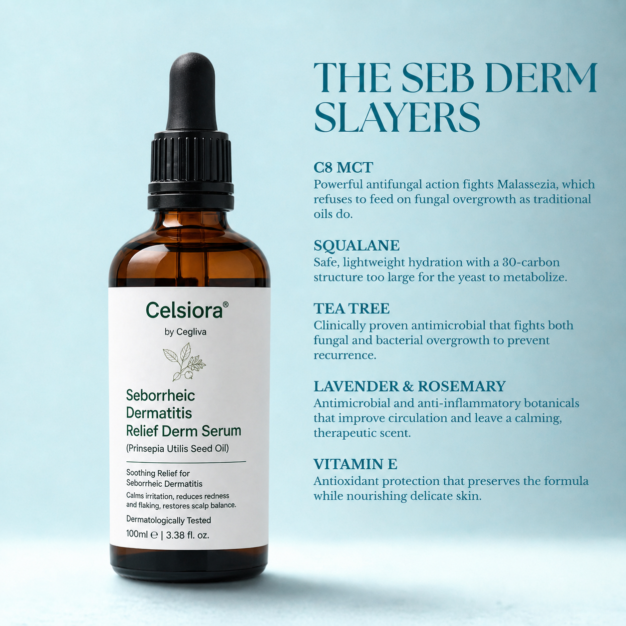 Celsiora® Seborrheic Dermatitis Relief Derm Serum