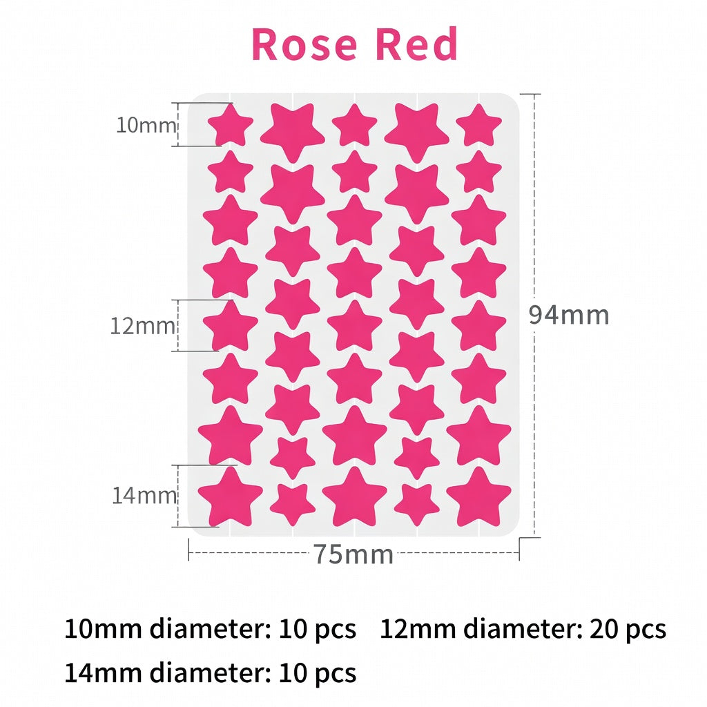🌟Celsiora® 2-in-1 Microneedle & Hydrocolloid Star Patch | Acne, Raised Moles, Flat Warts & Skin Tags Remover | 6 Colors Pimple Patch for Face & Neck | Invisible Star Zit Stickers | 240 Count