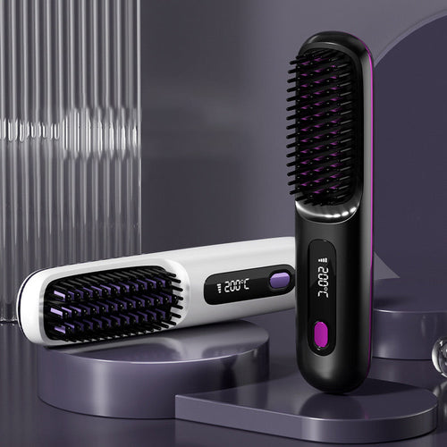 💥New Year's Offer: 50% Off💥Cordless Ceramic Heated Hair Straightening Comb-Remifa®