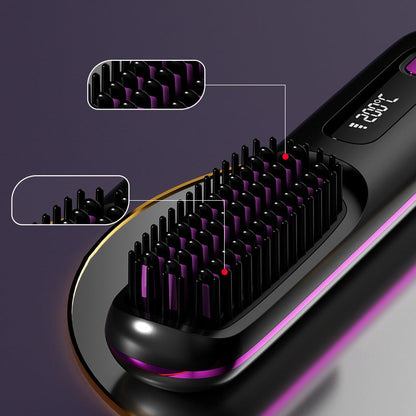 💥New Year's Offer: 50% Off💥Cordless Ceramic Heated Hair Straightening Comb-Remifa®