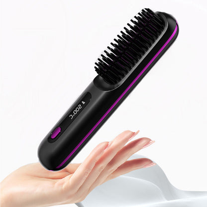 💥New Year's Offer: 50% Off💥Cordless Ceramic Heated Hair Straightening Comb-Remifa®