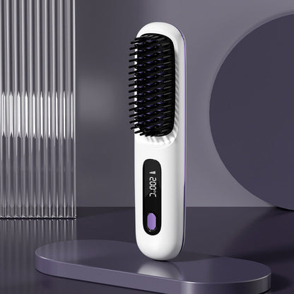 💥New Year's Offer: 50% Off💥Cordless Ceramic Heated Hair Straightening Comb-Remifa®