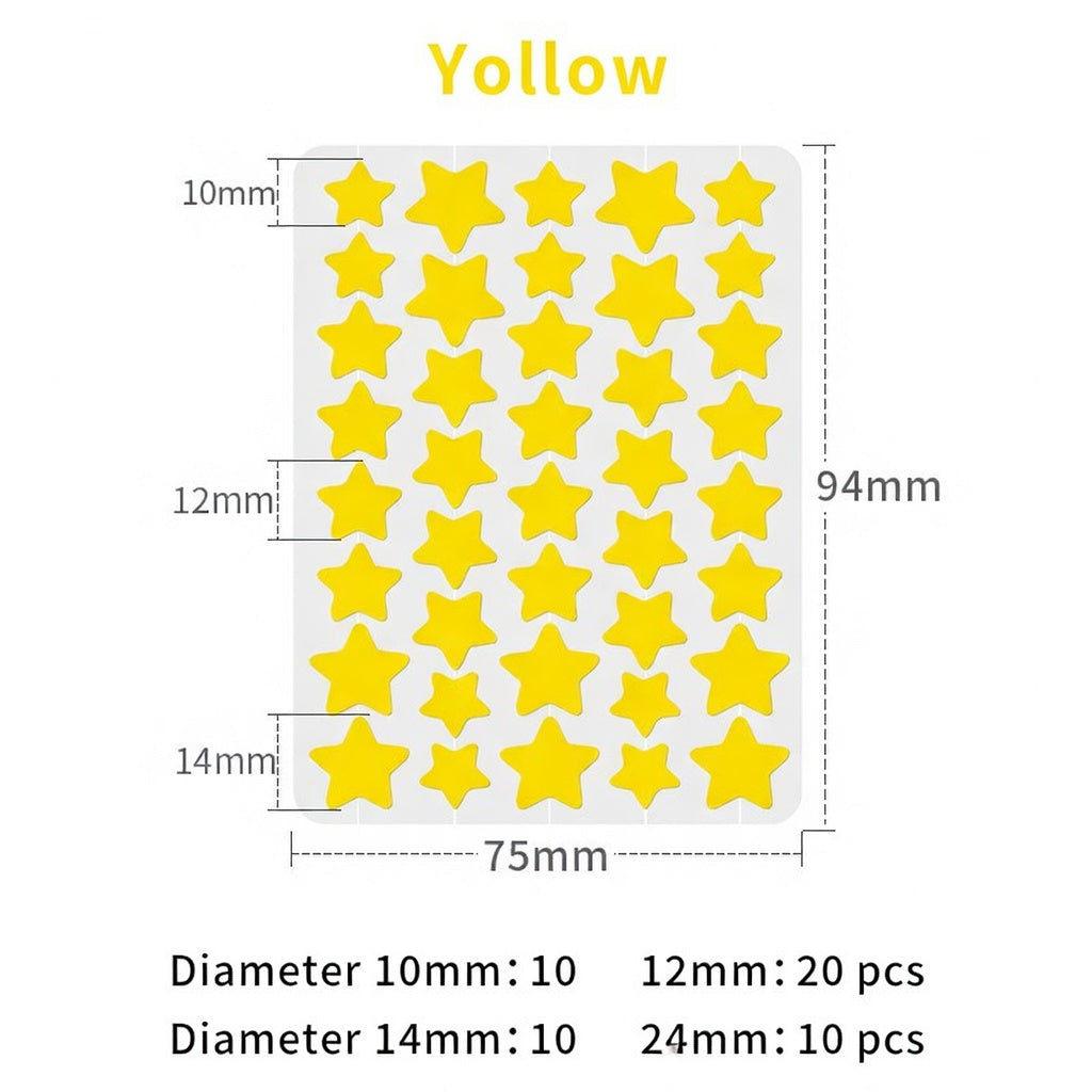 🌟Celsiora® 2-in-1 Microneedle & Hydrocolloid Star Patch | Acne, Raised Moles, Flat Warts & Skin Tags Remover | 6 Colors Pimple Patch for Face & Neck | Invisible Star Zit Stickers | 240 Count